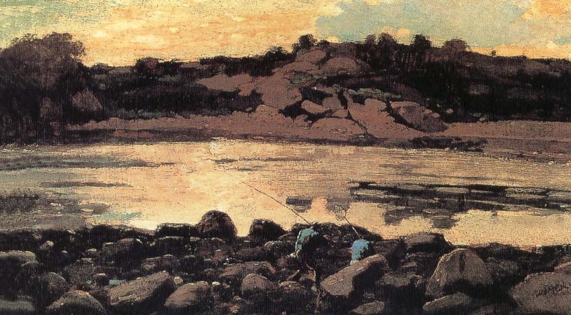 Winslow Homer Webster Bay oil painting image
